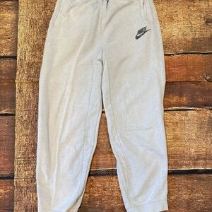 Nike Kids Reimagined White Sweatpants | Size XL